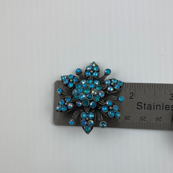 Brooch Lot Silver and Turquoise - Picture 10 of 12